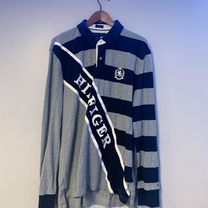 Tommy Hilfiger Rugby longsleeve with rare spellout